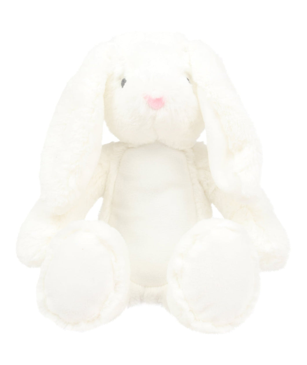 White Bunny - Personalised Embroidered Zippies by Mumbles