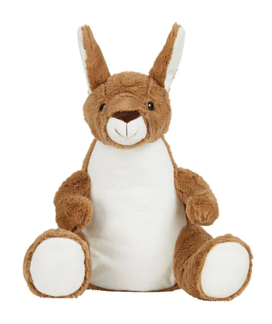 Kangaroo – Personalised Embroidered Zippie by Mumbles
