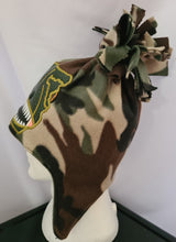 Load image into Gallery viewer, Dino Embroidered Sz L Polar Fleece Beanie
