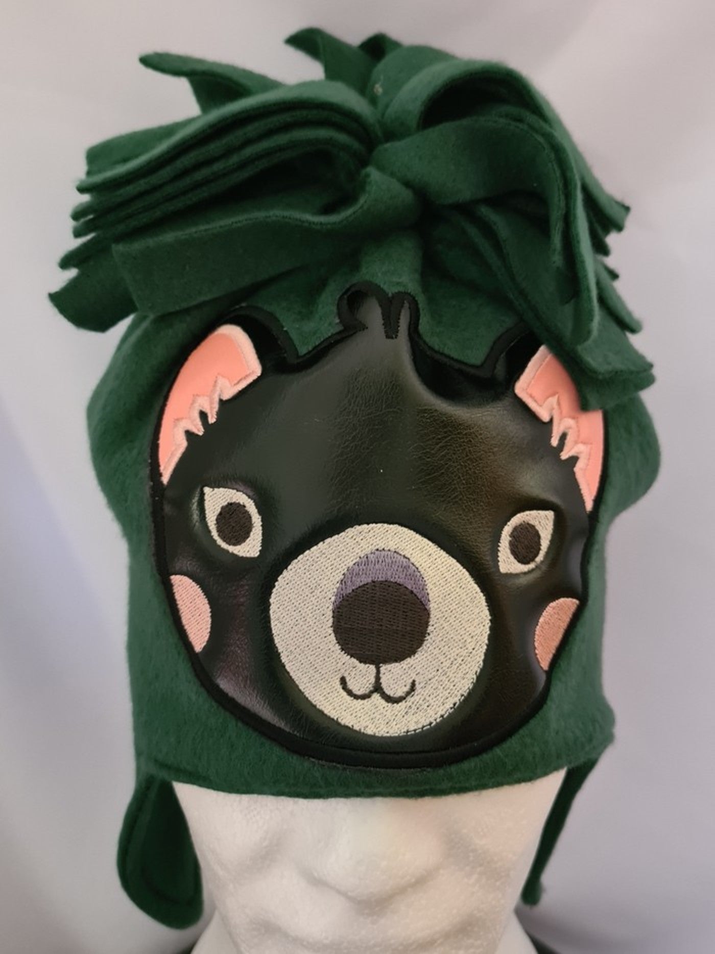 Tassie Devil Embroidered SZ M Polar Fleece Beanie